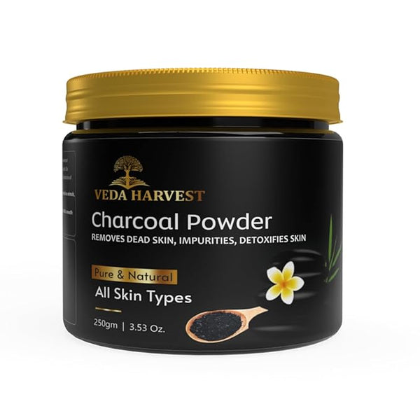 Veda Harvest Natural Activated Charcoal Powder - 250 gms