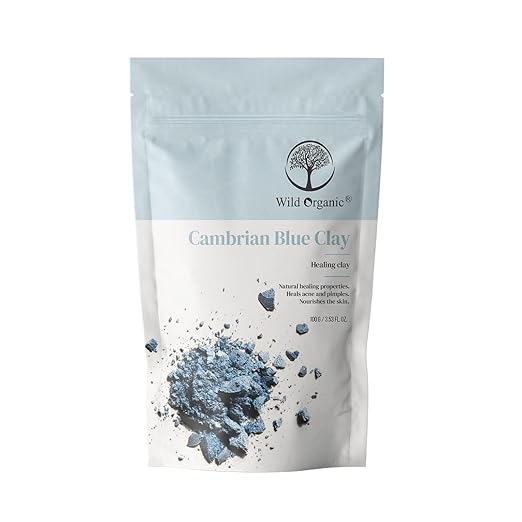 Wild Organic Cambrian Blue Clay Powder - 100 gms