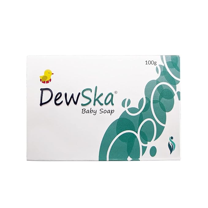 Skinska Naturals DewSka Baby Bath Soap - 100 Gms | Pack of 3