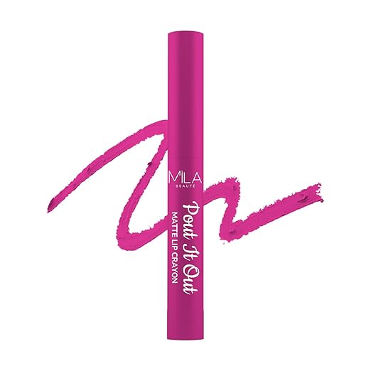 Mila Beaute Pout It Out Matte Lip Crayon Elizabeth - 1.25 gms