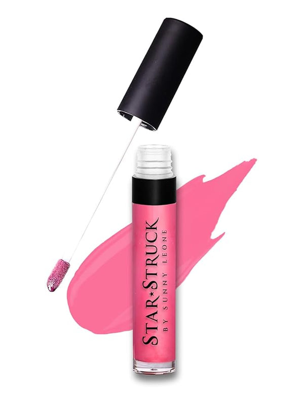 Starstruck By Sunny Leone Glossy Liquid Lip Color Pink Peony - 5.5 ml