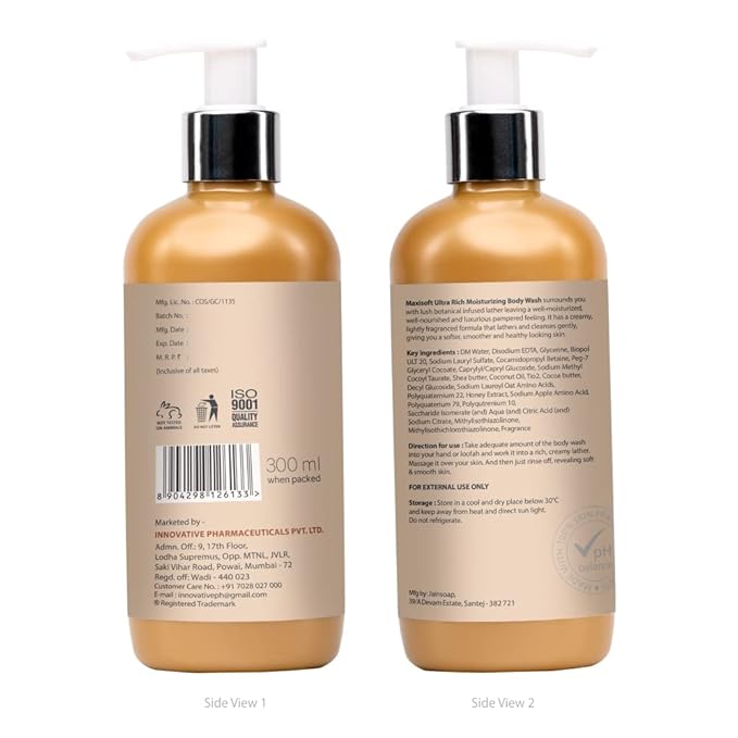 Maxisoft Ultra Rich Moisturizing Body Wash - 300 Ml