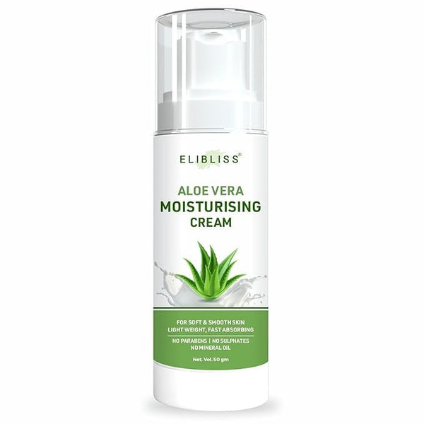 Elibliss Aloe Vera Moisturising Cream - 50 gms