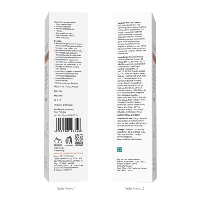 Maxisoft Anti Scar Cream | pH Balanced - 25 Gms