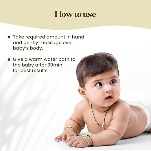 Pokonut Herbal Baby Massage Oil - 200 ml