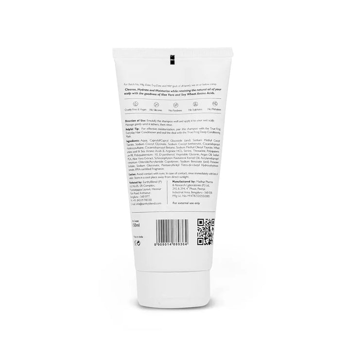 TRue FRoG Everyday Hair Conditioner To Smoothen Hair And Fight Frizz With White Lotus Flower Extract And Avocado Butte For All Hair Types - 150 Ml,1 Count