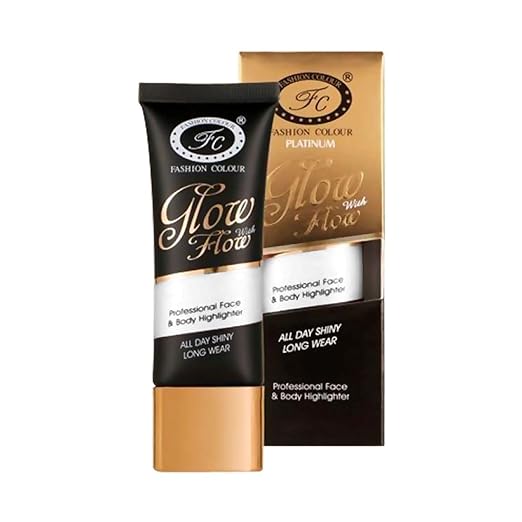 Fashion Colour Glow With Flow Professional Face & Body Highlighter Shade 03 - 35 gms