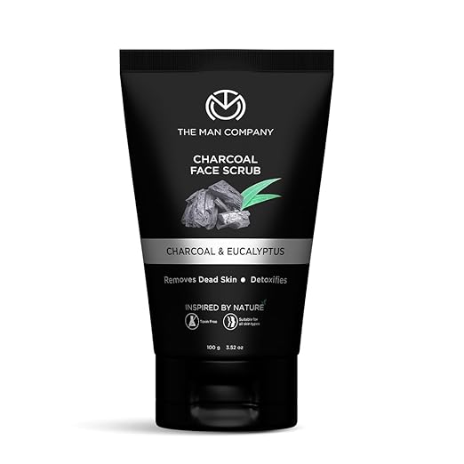 The Man Company Charcoal Face Scrub Charcoal & Eucalyptus - 100 ml