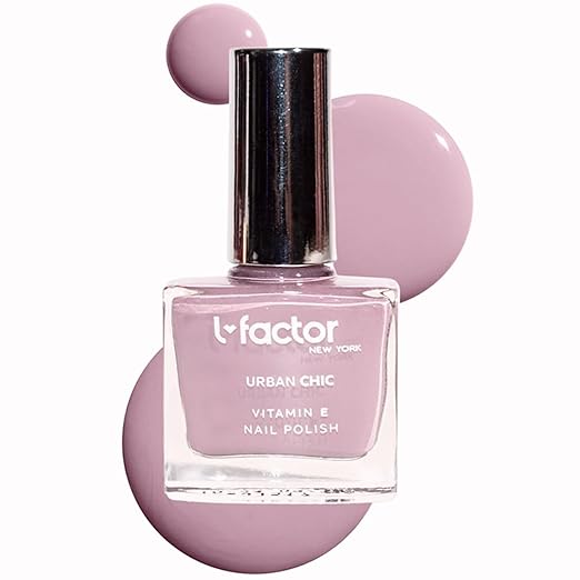 L Factor New York Urban Chic Luxe Nailpaints Dusty Mauve Gloss - 10 ml