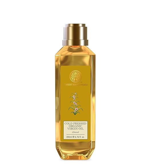 Forest Essentials Organic Cold Pressed Virgin Oil Almond - 200 ml