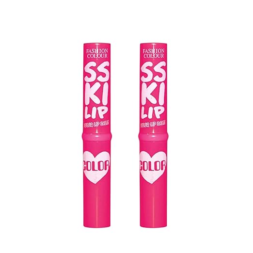 Fashion Colour Kiss Lip Colour Lip Balm Shade 02 - 2 gms (Pack of 2)