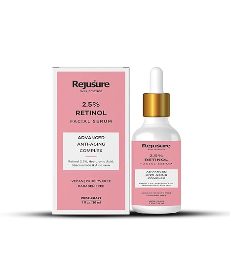 Rejusure 2.5% Retinol Anti-Aging Face Serum - 30 ml