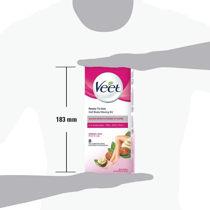 Veet Full Body Waxing For Normal Skin - 8 Strips