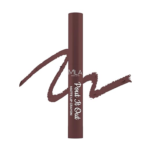 Mila Beaute Pout It Out Matte Lip Crayon Lady Marian - 1.25 gms
