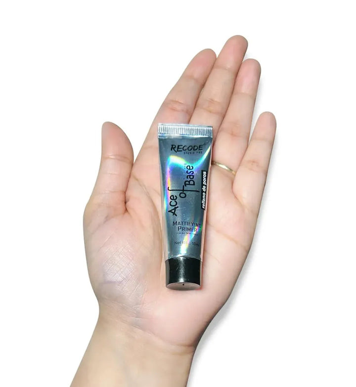 Recode Ace of Base Mattifying Primer for Face Makeup 10ml | Applicable on Oily & Dry Skin | Blurs Fine Lines, Wrinkles & Pores
