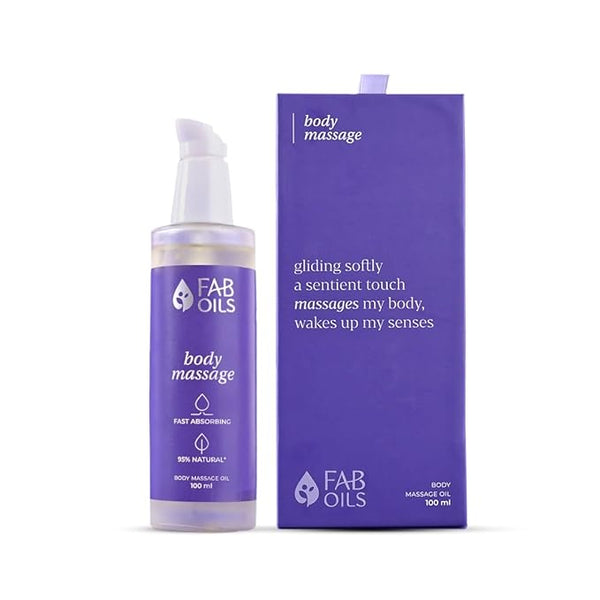 Fab Oils Body Massage Body Oil for Firm Skin & Relaxation - 100 ml
