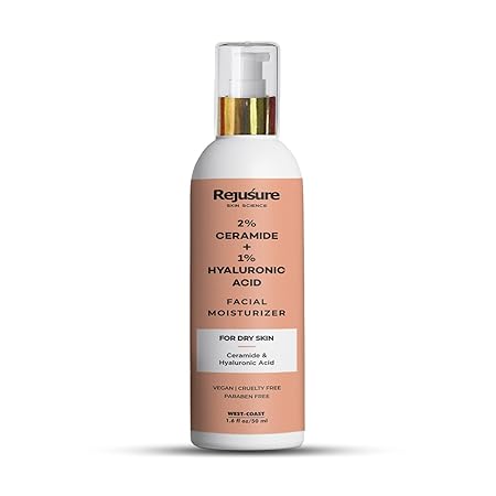 Rejusure Ceramide + 1% Hyaluronic Acid Face Moisturizer - 50 ml