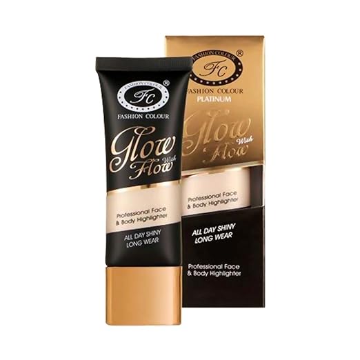 Fashion Colour Glow With Flow Professional Face & Body Highlighter Shade 05 - 35 gms