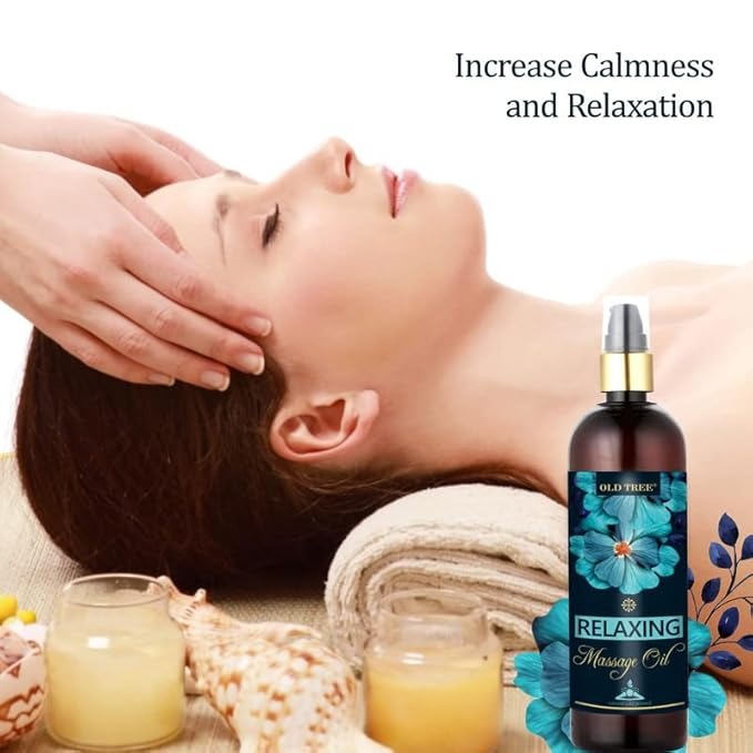 Old Tree Relaxing Body Massage Oil for Men and Women - 250 ml
