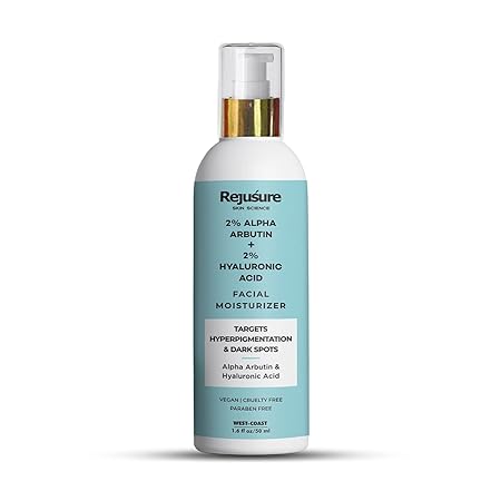 Rejusure Alpha Arbutin 2% + Hyaluronic Acid 2% Face Moisturizer - 50 ml