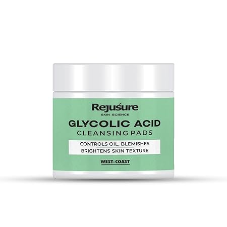 Rejusure Glycolic Acid Cleansing Pads - 50 gms