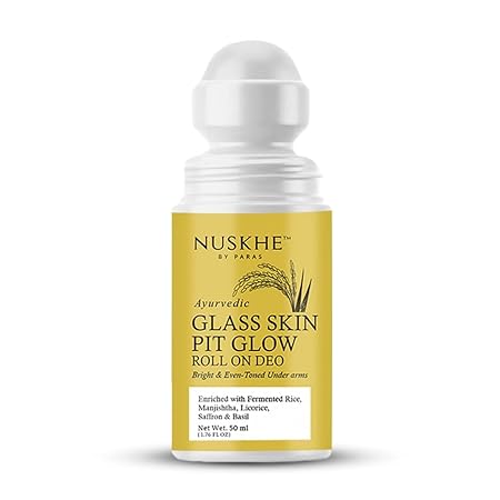 Nuskhe By Paras Glass Skin Pit Glow Roll On Deo - 50 ml