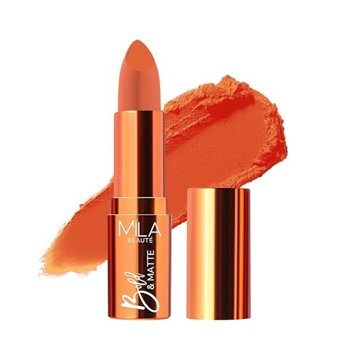 Mila Beaute Bold & Matte Long Lasting Lipstick Cheer Up - 4.2 gms