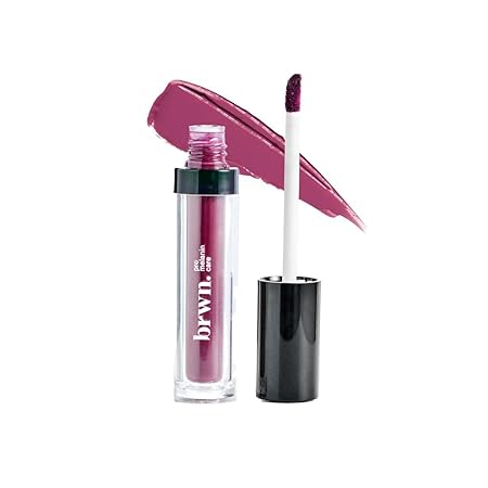 Brwn Matte Melt Liquid Lipstick Pink-o-Plum -  4.5 ml