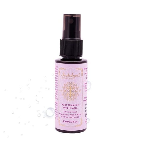 Indulgeo Essentials Rose Geranium Witch Hazel Facial Toner - 50 ml