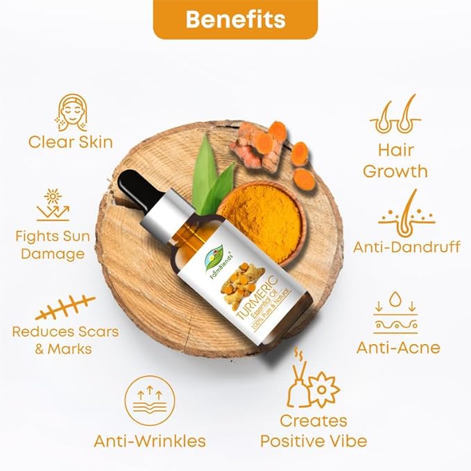 Farm Blends Turmeric Essential Oil - 15 ml