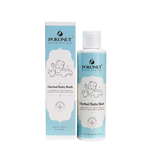 Pokonut Herbal Baby Bath - 200 ml