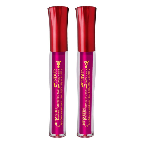 Keya seth Liquid Sindoor (Magenta) - 5 ml (Pack Of 2)