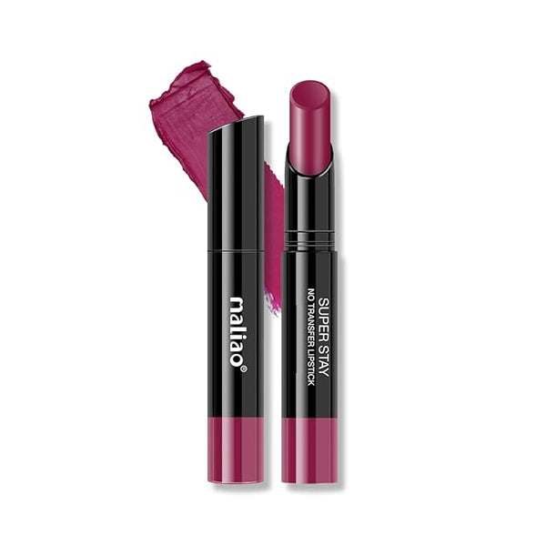 Maliao Super Stay No Transfer Lipstick (08 Chill Maroon) - 3.8 gms