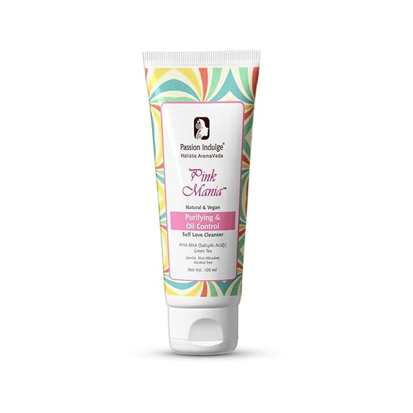 Passion Indulge Pinkmania Cleanser Aha Bha Face Wash - 100 ml