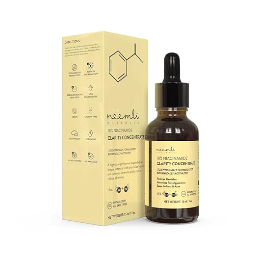 Neemli Naturals 10% Niacinamide Clarity Concentrate Face Serum - 15 ml