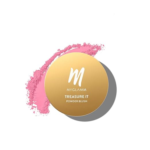 MyGlamm Treasure IT Powder Matte Blush Passion (Peach Shade) - 4 gms