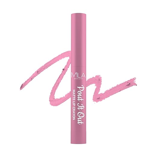 Mila Beaute Pout It Out Matte Lip Crayon Cinderella - 1.25 gms