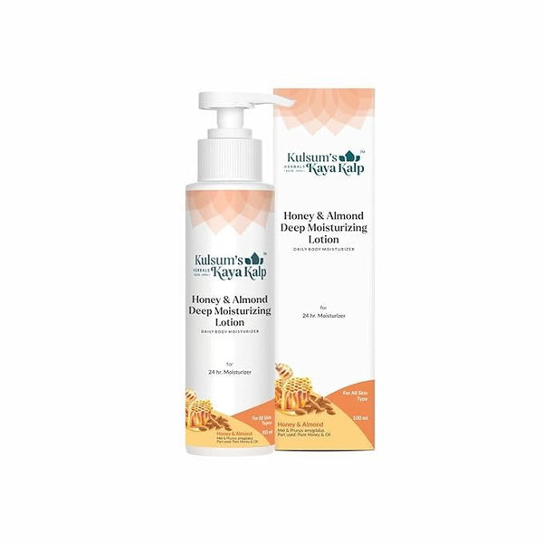 Kulsum's Kaya Kalp Herbals Honey & Almond Deep Moisturizing Lotion - 100 ml