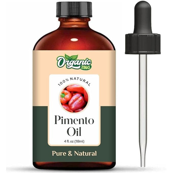 Organic Zing Pimento (Capsicum Annuum) Oil | Essential Oil for Skincare & Massage - 118 Ml