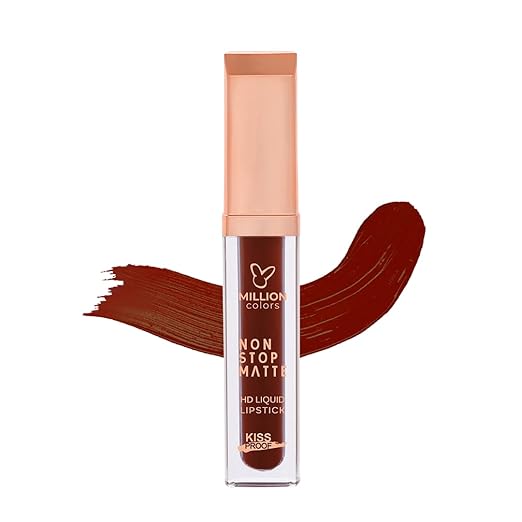 Million Colors Non Stop Highly Pigmented Matte Lip Color Diva 12 - 4 ml