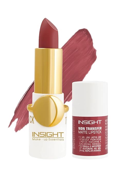 Insight Non Transfer Matte Lipstick Colour Crucifix - 4.2 gms