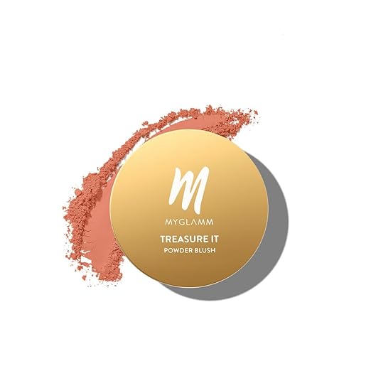 MyGlamm Treasure IT Powder Matte Blush Admire (Brown Shade) - 4 gms