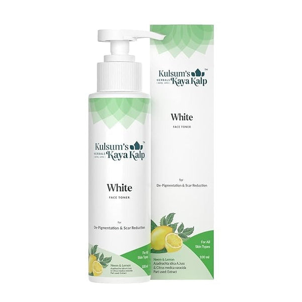 Kulsum's Kaya Kalp Herbals White (Anti Pigmentation & Blemish Lotion) - 100 ml