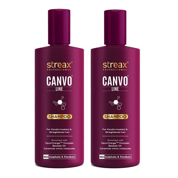 Streax Professional Canvoline Shampoo - 300 ml (Pack of 2)