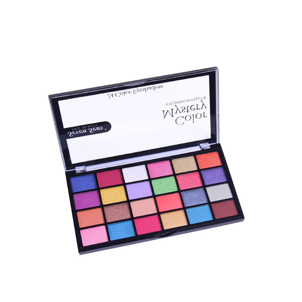 Seven Seas Color Mystery EyeShadow Palette 24 Pigmented Colors Skin - 24.4 gms