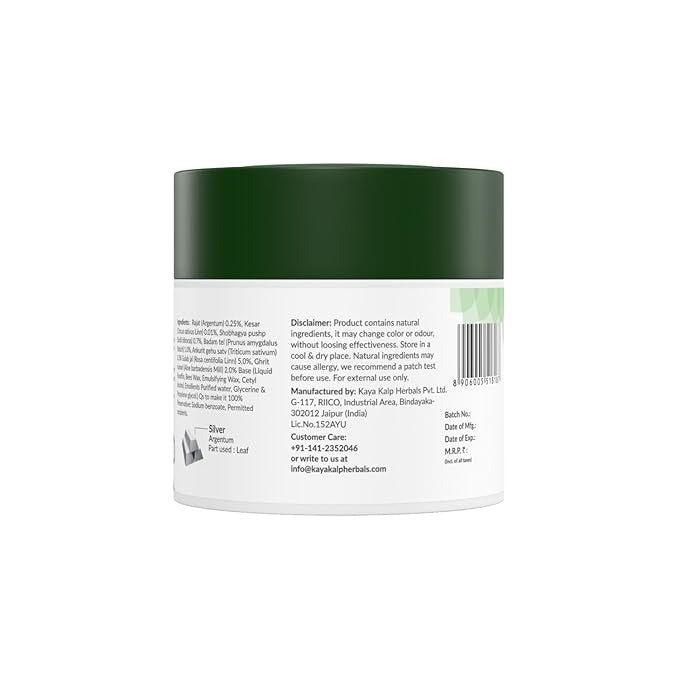 Kulsum's Kaya Kalp Herbals Silver Cream For Revitalised Skin - 40 gms