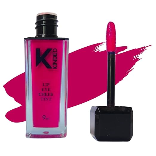 Kinded Lip Eye And Cheek Tint Colour More Magenta Women Girls - 9 ml