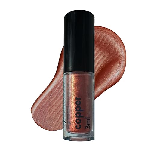 Ruby's Organics Mini Metallic Liquid Eyeshadow Copper - 3 ml