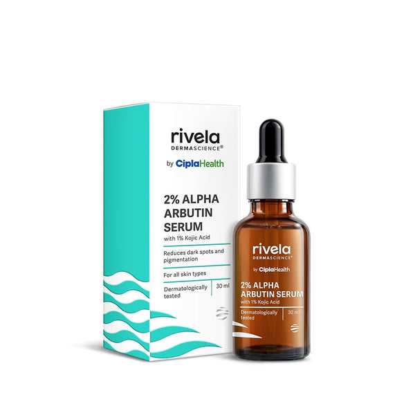 Rivela Dermascience by Cipla 2% Alpha Arbutin Face Serum - 30 ml