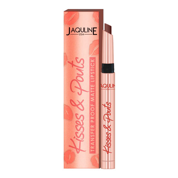 Jaquline USA Kisses & Pouts Transfer Proof Lipstick French Kiss 01 - 1.4 gms